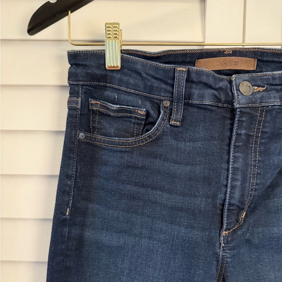 Joe's Jeans Women’s High Rise Skinny Ankle Raw Hem Dark Wash Jeans Size 29 - Picture 5 of 11